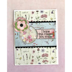 Simon Says Stamp Groovy Flowers Wafer Dies s1021 Happy Camper Friend Card