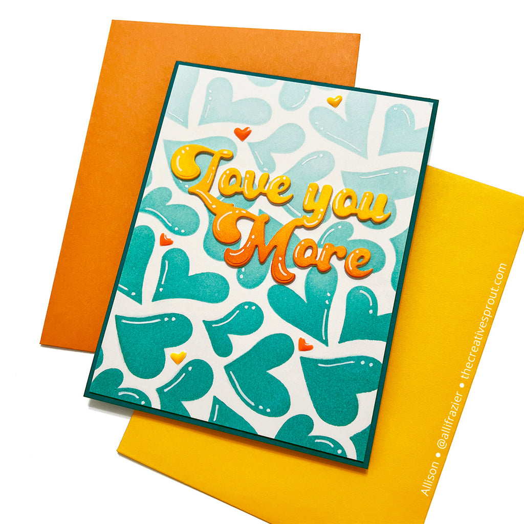 Simon Says Stamp Groovy Love You More Wafer Dies 1249sd To Be Loved Love You Card | color-code:ALT05