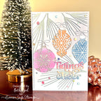 Simon Says Stamp Sequins Gumdrops gd1123 All The Joy Christmas Card