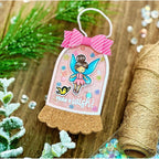 Simon Says Stamp Sequins Gumdrops gd1123 All The Joy Birthday Tag