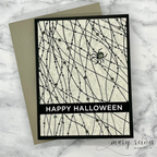 Simon Says Stamp Pawsitively Dazzling Gems Gunmetal se121 Sweet Wishes Halloween Card | color-code:ALT03
