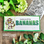 Whimsy Stamps Banana Bunch Clear Stamps DP1117 bananas