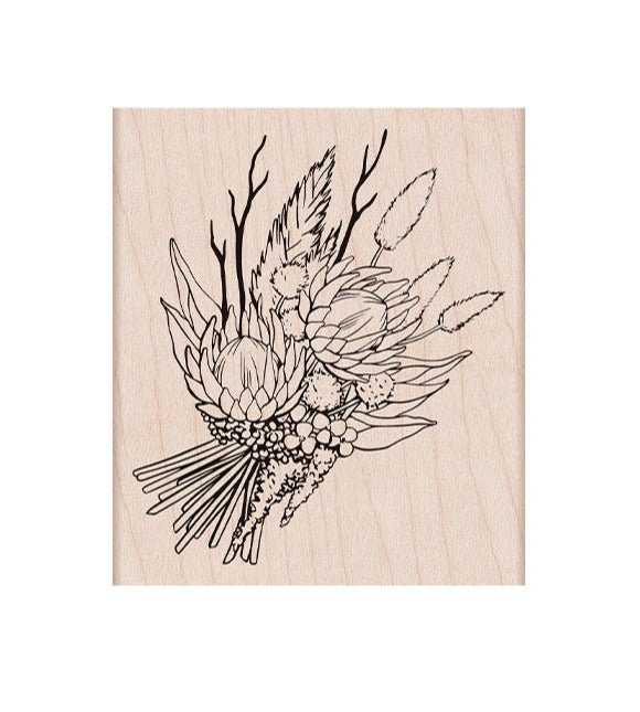 Hero Arts Mounted Rubber Stamp Autumn Sheaf h6498