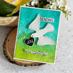 Hero Arts Fancy Cuts Dies Dove and Olive Branch df192 sending joy | color-code:ALT01