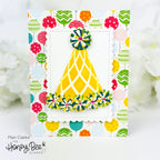 Honey Bee Party Hat Bundle Birthday Balloon Card
