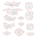 Honey Bee Born To Fly Stamp And Die Bundle dies mock up