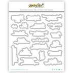 Honey Bee Plane Awesome Dies hbds-598 Detailed Product Image