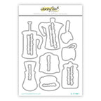Honey Bee Rise And Grind Cling Stamps And Dies Bundle