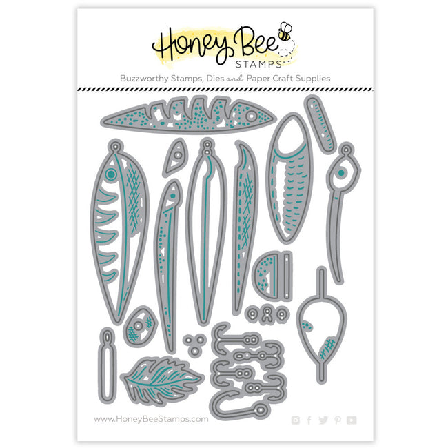 Honey Bee Lovely Layers Lures Die Set hbds-lllure metal in packaging