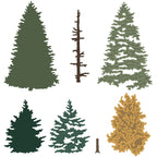 Honey Bee Lovely Layers Trees Die Set hbds-lltree layering pieces
