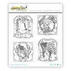 Honey Bee Let Freedom Ring Cling Stamps hbst-596 Detailed Product Image