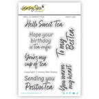 Honey Bee Hello Sweet Tea Clear Stamps And Dies Bundle