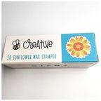 Honey Bee 3D Sunflower Wax Stamper hbtl-ws-3dsun In Box
