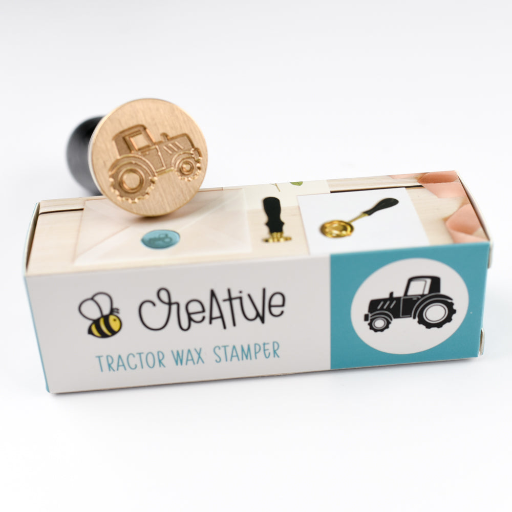 Honey Bee Tractor Wax Stamper hbtl-ws-trac with box