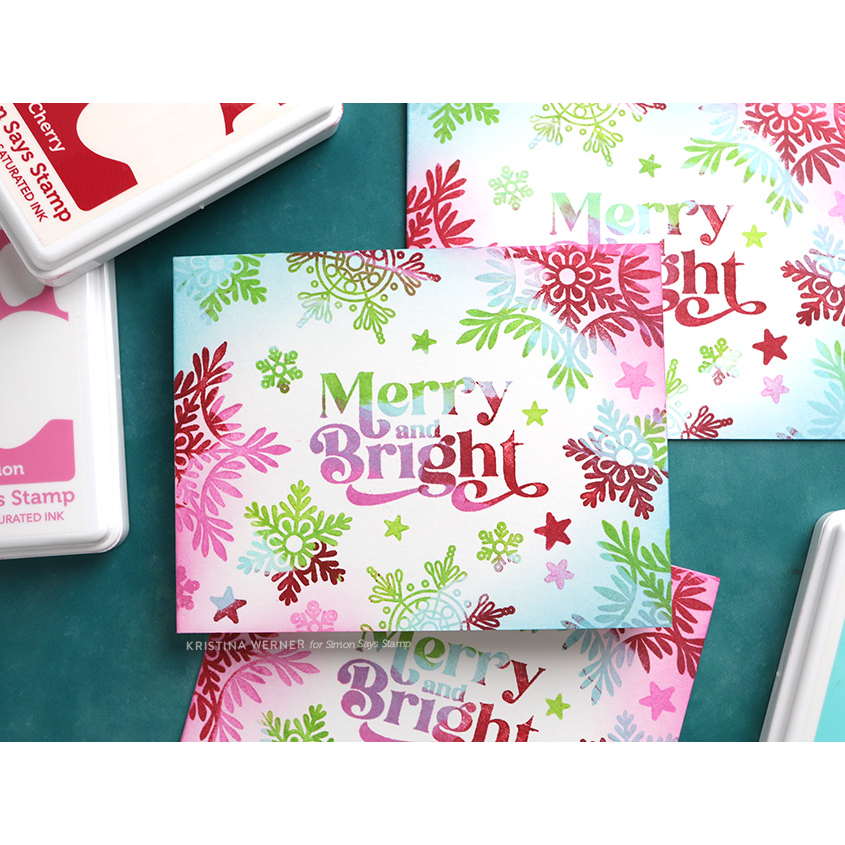 Simon Says Clear Stamps Making Spirits Bright 2004ssc Christmas Cards | color-code:ALT15