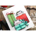 Ink Blot Shop Christmas Cats Clear Stamps inbl161 Christmas Slider Card | color-code:ALT01