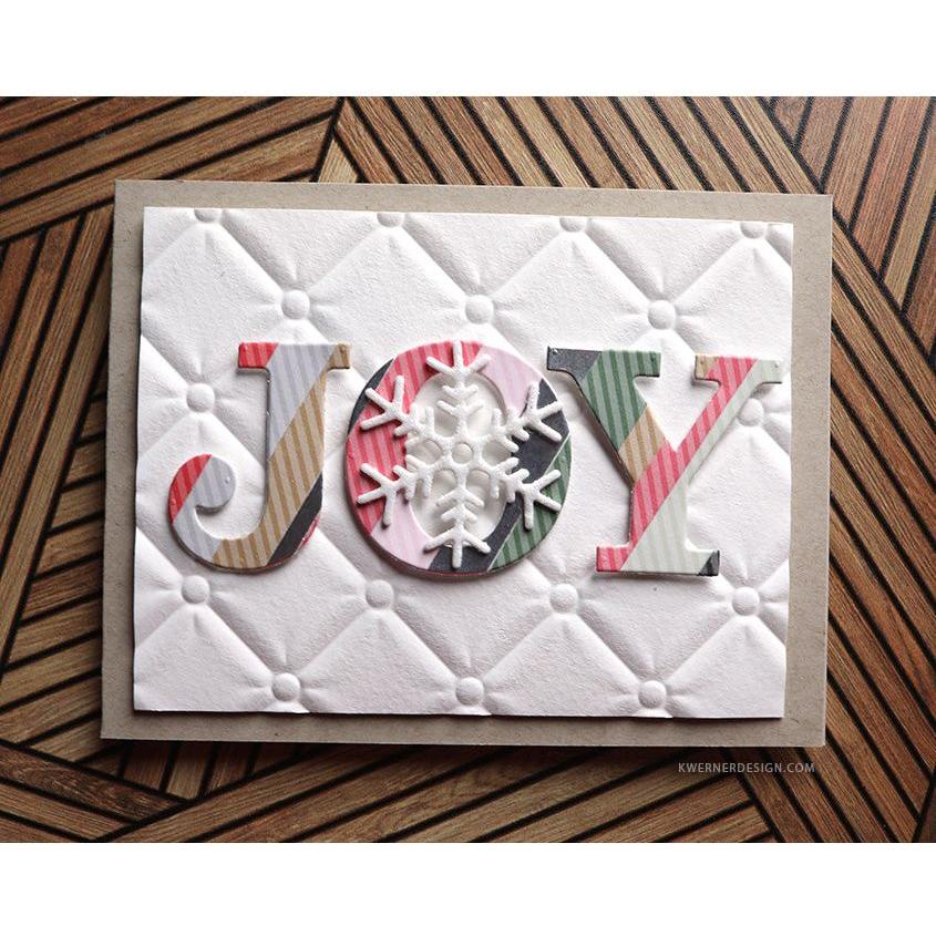E3D-027 Spellbinders TUFTED 3D Embossing Folder joy | color-code:ALT02