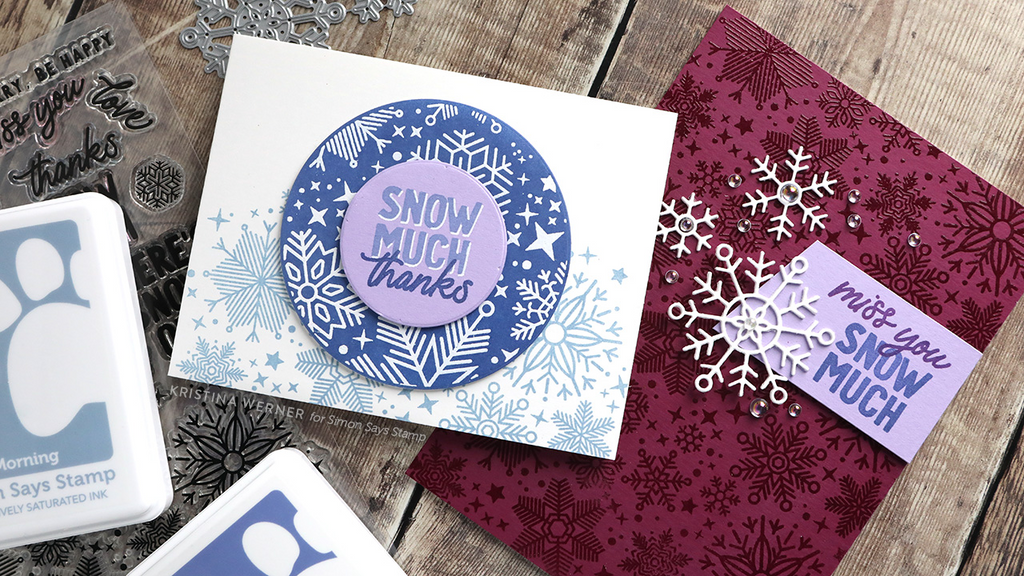 Simon Says Stamp Don't Flurry Be Happy Wafer Dies 1007sdc Snow Cards | color-code:ALT04