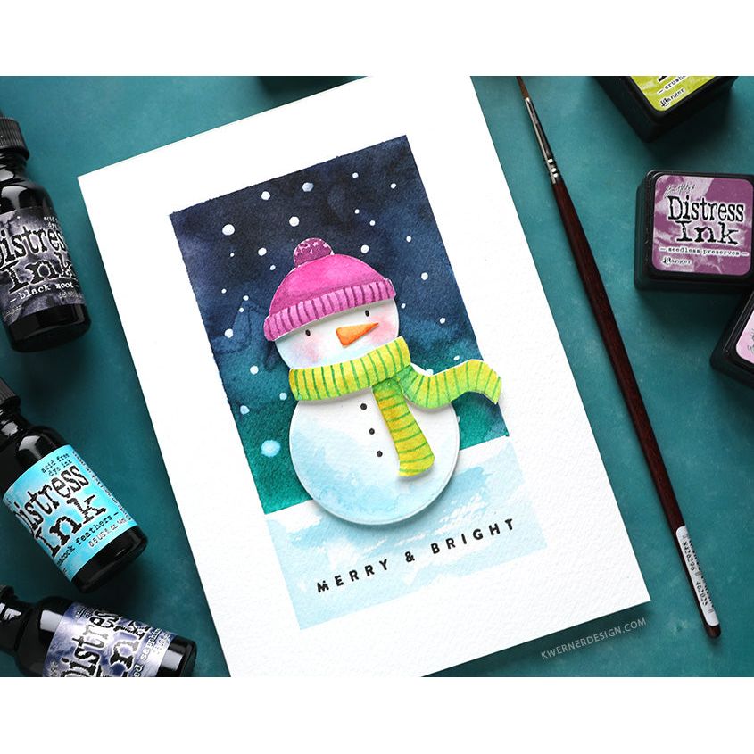 Tim Holtz Distress Reinker Black Soot Ranger TIM19480 snow | color-code:ALT02