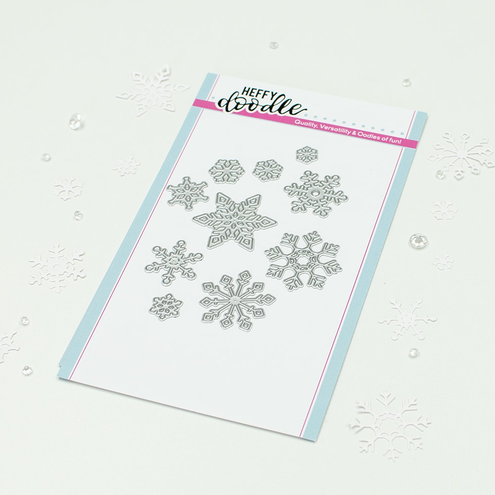 Heffy Doodle Snazzy Snowflakes Dies hfd0518