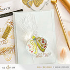 Altenew Floral Moths Hot Foil Plate alt8464 miss you