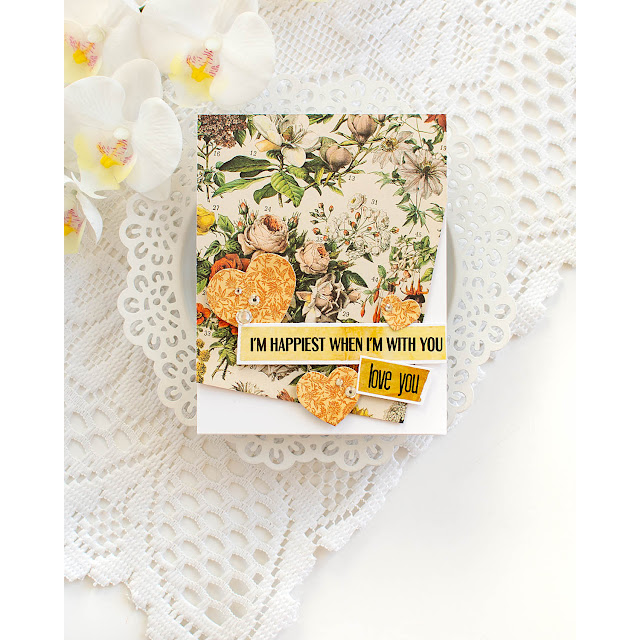 Simon Says Stamps and Dies Be Your Beautiful Self set1165by Love Card | color-code:ALT11