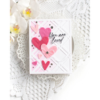 Simon Says Stamp Lots of Hearts Wafer Dies 1548sdc Heart to Heart Love Card | color-code:ALT02