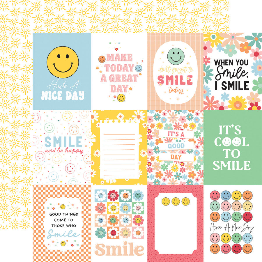 Echo Park Have A Nice Day 12 x 12 Collection Kit hnd361016 3x4 Journaling Cards