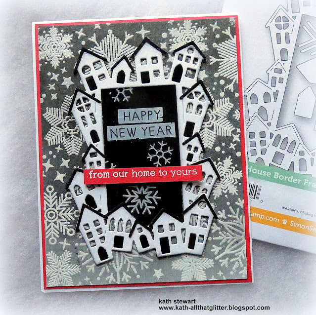 Hero Arts Holiday Message Strips Hero Transfer Rub Ons rt120 happy new year | color-code:ALT01