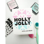 Simon Says Clear Stamps Holly Jolly 3295msc And Everything Nice Christmas Card