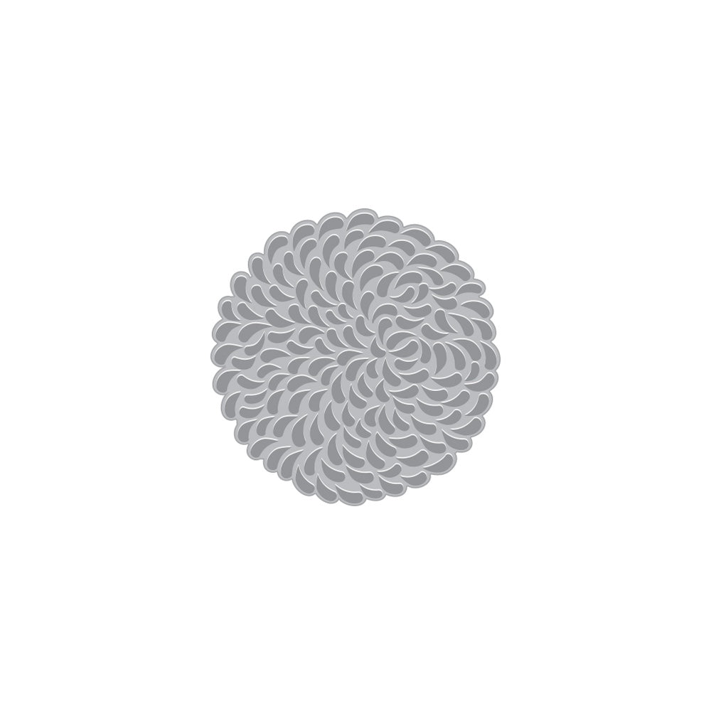 Hero Arts Petals Circle Letterpress and Foil Plate hp107