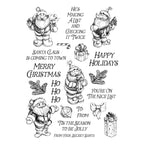Ranger Simon Hurley Sketched Santas Stamp And Die Bundle stamps only
