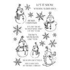 Ranger Simon Hurley Sketched Snowmen Stamp And Die Bundle stamps only