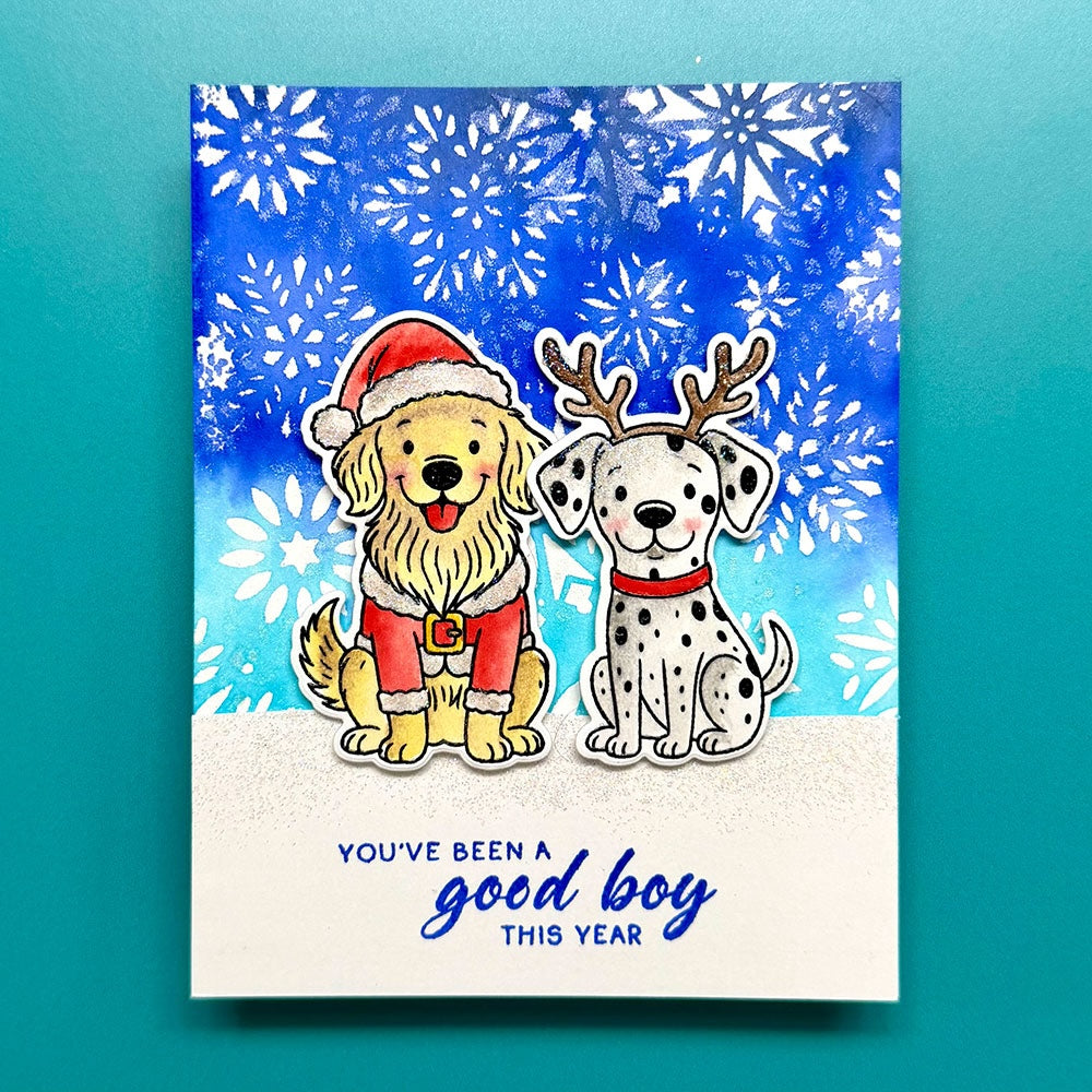Ranger Simon Hurley Christmas Pets Clear Stamps hur93886