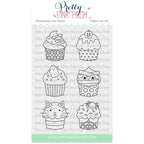 Pretty Pink Posh Halloween Cupcakes Clear Stamps