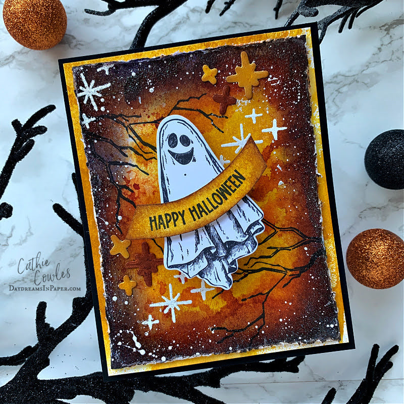 Tim Holtz Cling Rubber Stamps Halloween Doodles cms437
