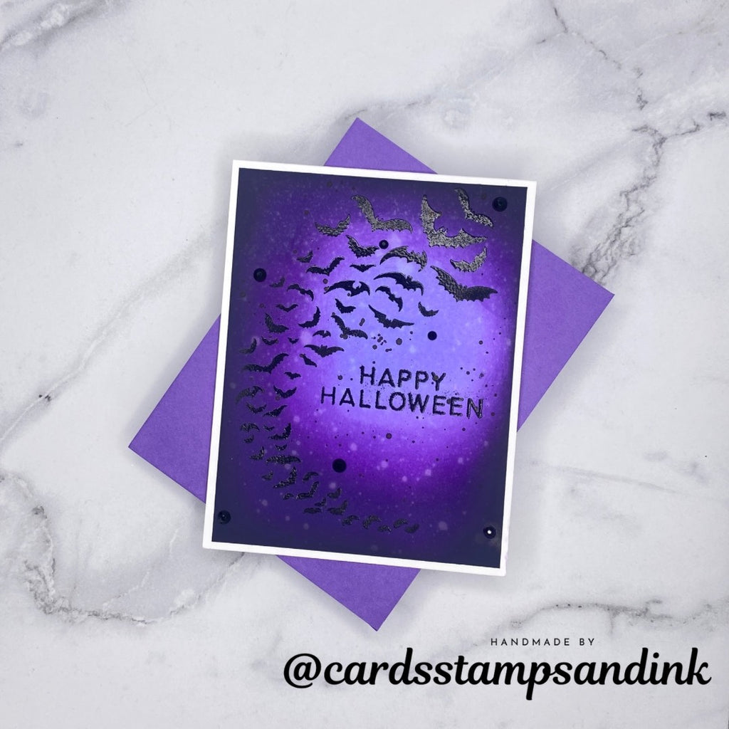 CZ Design Stamps and Dies Halloween Basics set1057hb STAMPtember Halloween Card