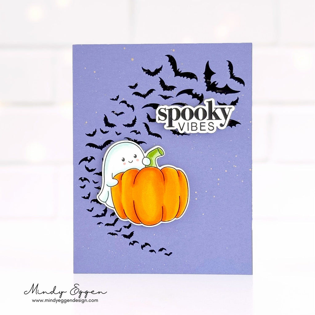 CZ Design Clear Stamps Halloween Basics cz398c STAMPtember Halloween Card