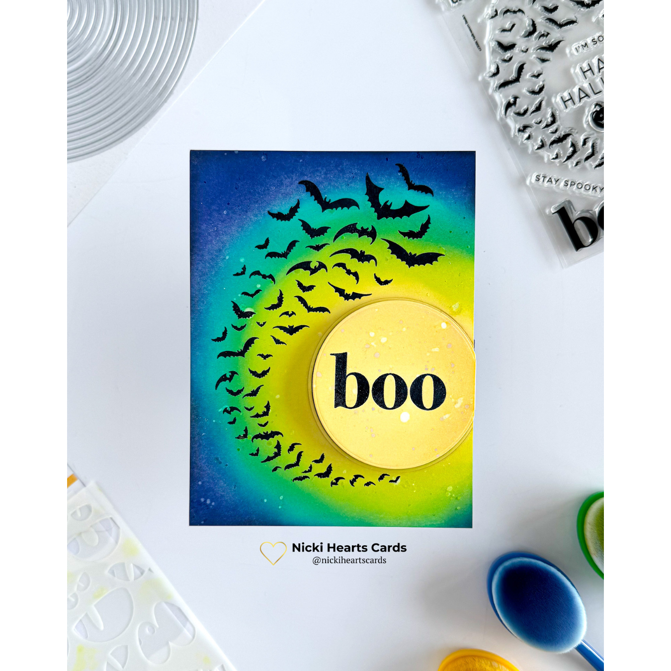 CZ Design Stamps and Dies Halloween Basics set1057hb STAMPtember Halloween Card | color-code:ALT03
