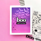CZ Design Clear Stamps Halloween Basics cz398c STAMPtember Halloween Card