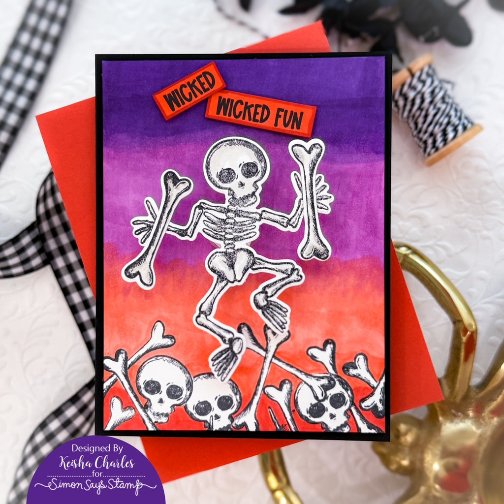 PREORDER Simon Says Stamp Halloween Doodles Wafer Dies 437sss Halloween Card
