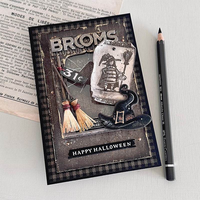 Simon Says Stamp Halloween Doodles Wafer Dies 437sss Halloween Card 