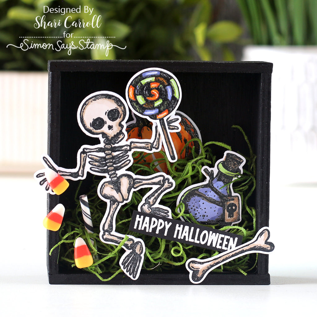Simon Says Stamp Halloween Doodles Wafer Dies 437sss Halloween Decor