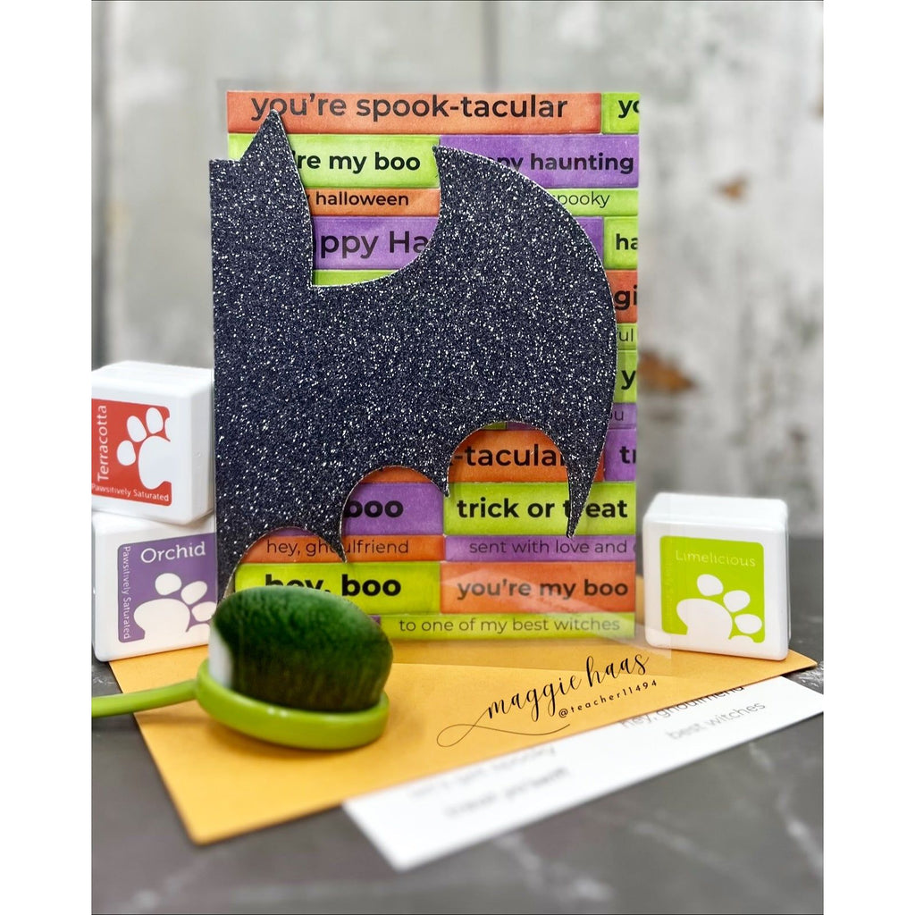 Simon Says Stamp EZ Strips and Die Halloween set1039ez STAMPtember Halloween Card