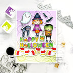 Simon Says Clear Stamps Halloween Friends 3078ssc Cheering for You Halloween Card | color-code:ALT03