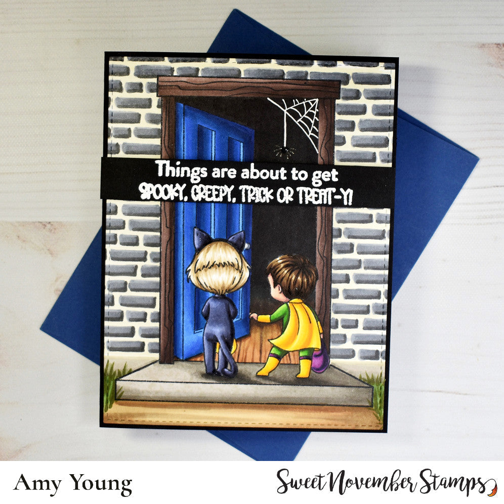 Sweet November Stamps Halloween is Back Clear Stamp Set snshbhw23 Spooky