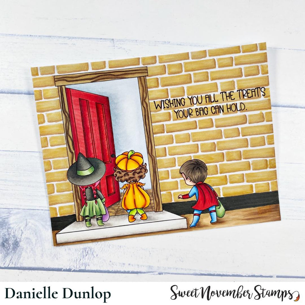 Sweet November Stamps Halloween is Back Clear Stamp Set snshbhw23 Treats