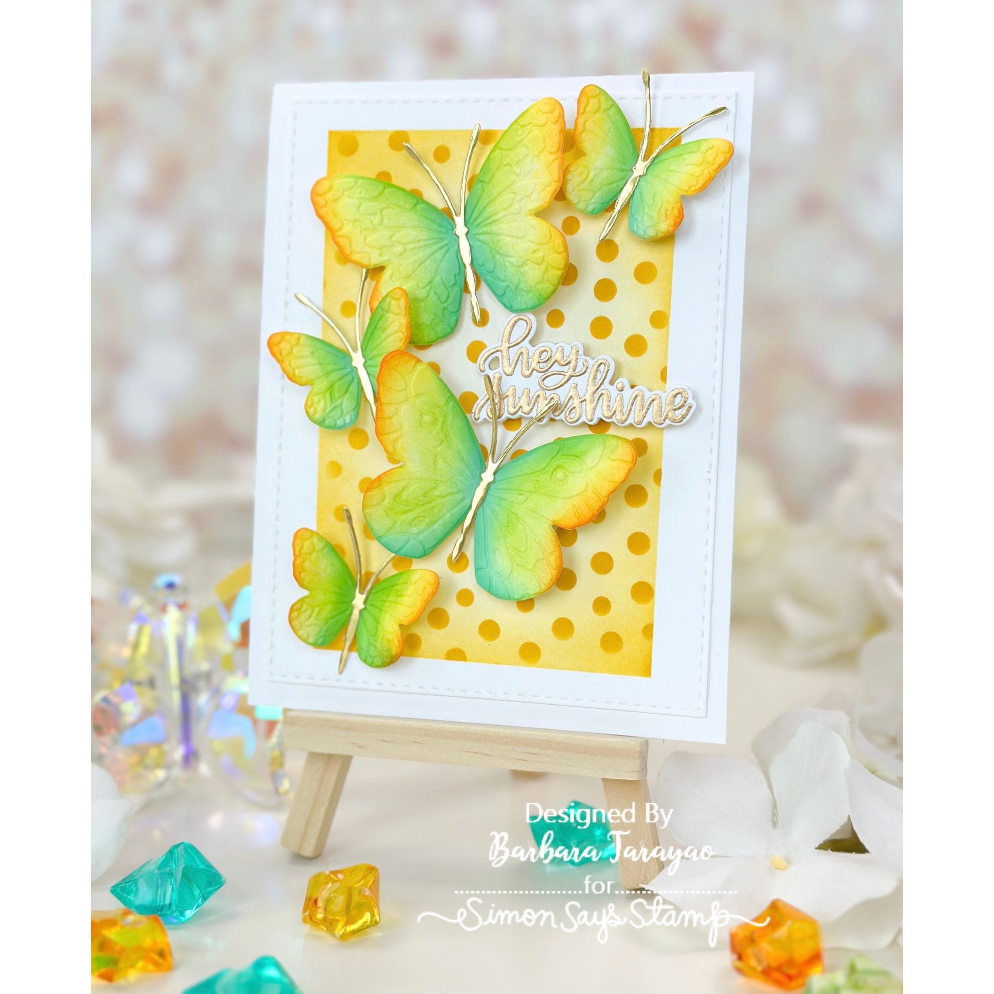 Simon Says Stamps and Dies Handlettered Encouragement set1028he Happy Camper Hello Card | color-code:ALT04