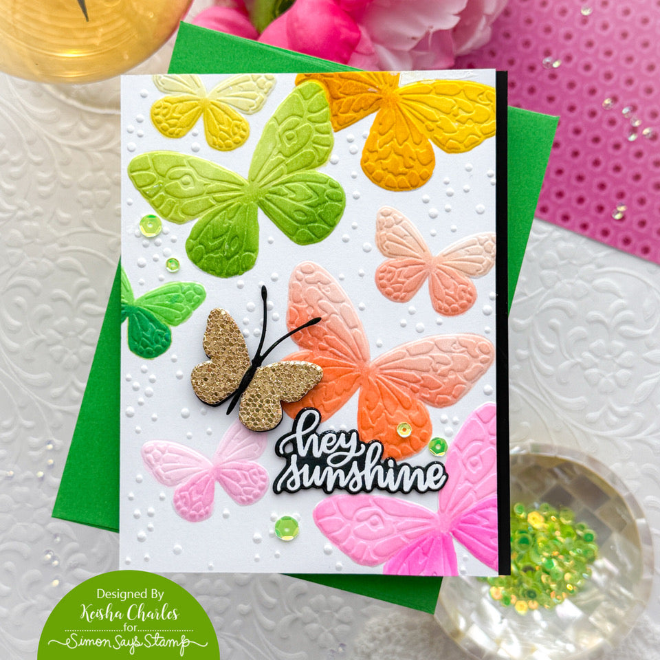 Simon Says Clear Stamps Handlettered Encouragement sss101705 Hello Card | color-code:ALT01