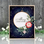 Simon Says Stamp Hanging Leaf Ring Wafer Dies s946 DieCember Christmas Card | color-code:ALT06